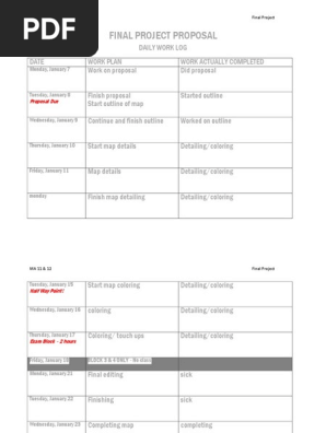work log