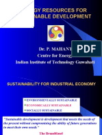 Energy Resources For Sustainable Development