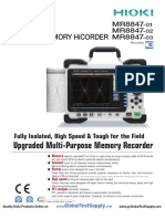 Fully Isolated, High Speed Memory Recorder for Field Use