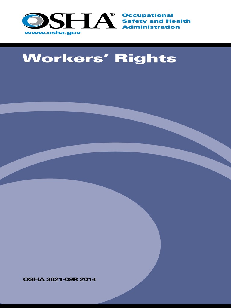 OSHA 3021 - Worker Rights PDF | PDF | Occupational Safety And Health ...