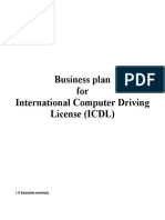 Business Plan For International Computer Driving License (ICDL)