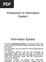 Introduction To Information System