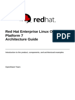 Red Hat Enterprise Linux OpenStack Platform 7 Architecture Guide en US