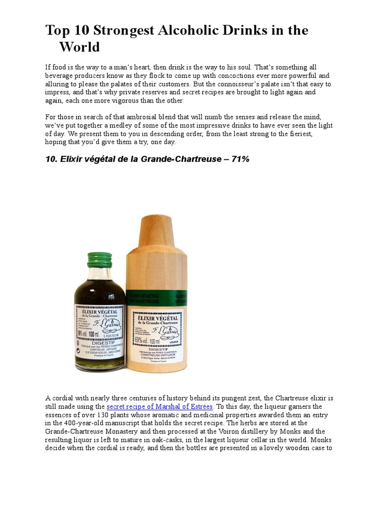 Alcohol Proof 200 PDF Rum Fermented Drinks