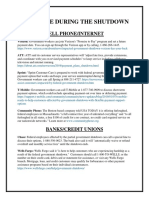 FCI Sheridan Shutdown Resources