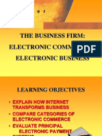 The Business Firm: Electronic Commerce & Electronic Business