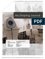 My Draping Journal