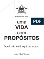 Roteiros Uma Vida Com Propositos