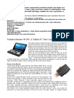 Toshiba Libretto W100: A Tablet PC Test Case: Nuno Paixão Louro
