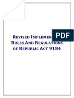 Ra_9184 Gov't Procurement Act Revisedirr