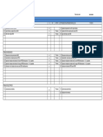 Actividades de Calidad Al 06-01-2019