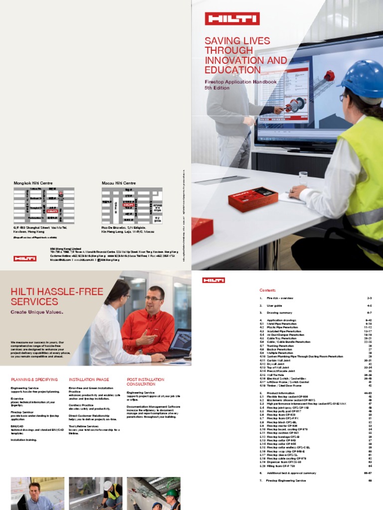 Hilti Firestop Systems Overview | PDF | Building Materials | Building ...