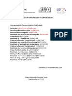 Centro de Artes Humanidades e Letras - Cahl Programa de Pós-graduação Em Ciencias Sociais , Cultura, Desigualdade e Desenvolvimento – Ppgcs Mestrado Acadêmico