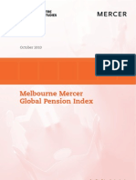 2010 10 Melbourne Mercer - Global - Pension - Index - 2010