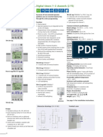 Digital Timers 1-2 Channels (2 TE) : Din Rail Program