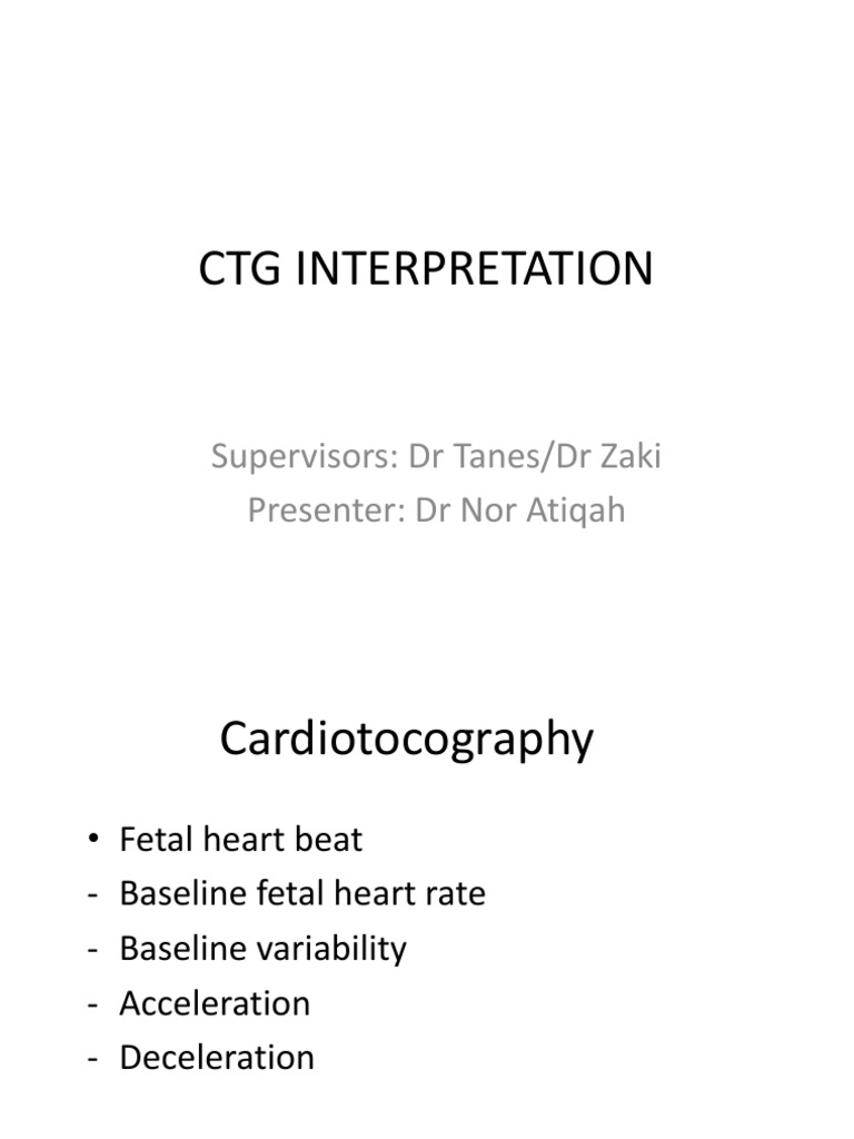 CTG Interpretation Cme PDF Cardiovascular System Medical Specialties