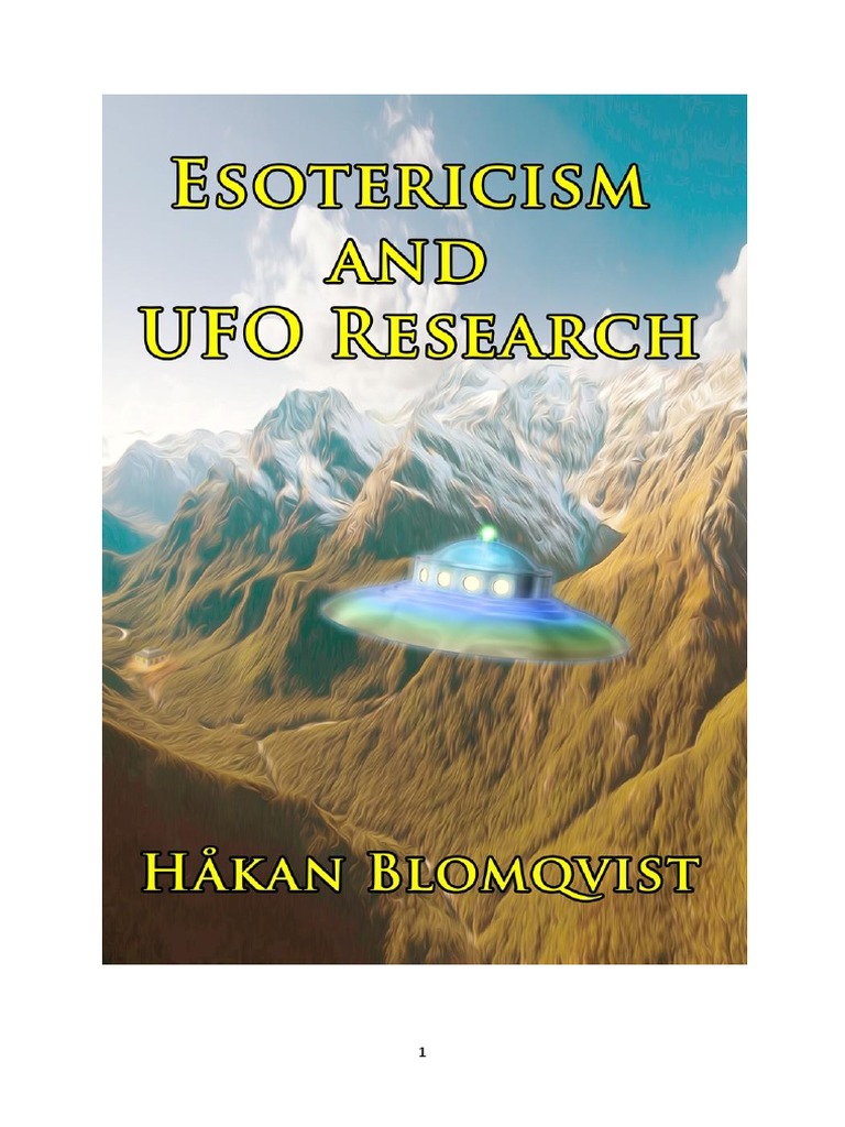 Esotericism and UFO Research PDF Western Esotericism Ufology picture