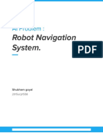 AI Problem:: Robot Navigation System