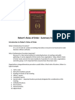 Roberts Rules 0 PDF
