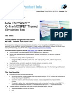 New Thermasim™ Online Mosfet Thermal Simulation Tool