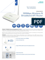 Universal Repeater: 300Mbps Wireless-N Broadband AP/ Router