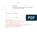 Math 103-920 Quiz 5 Largest Rectangle Problem