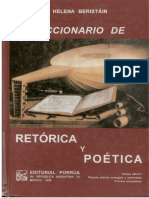 Beristaín Helena - Diccionario de Retórica y Poética