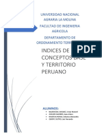 Indice de Conceptos Base y Territorio Peruano