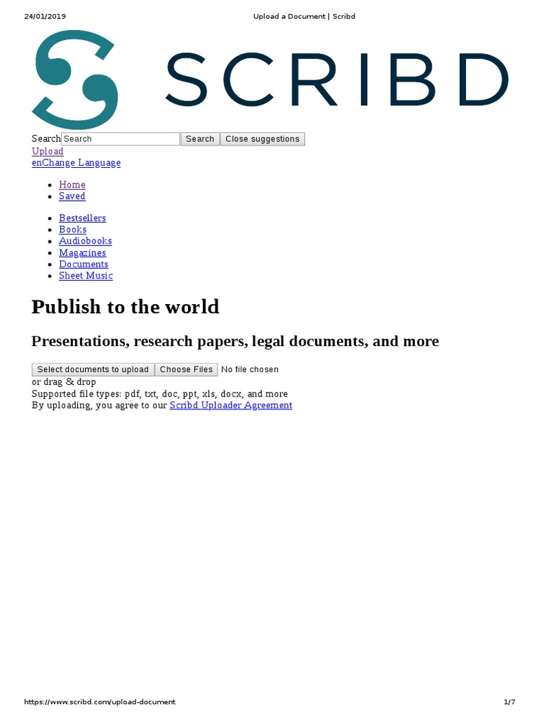 Upload A Document - Scribd | PDF