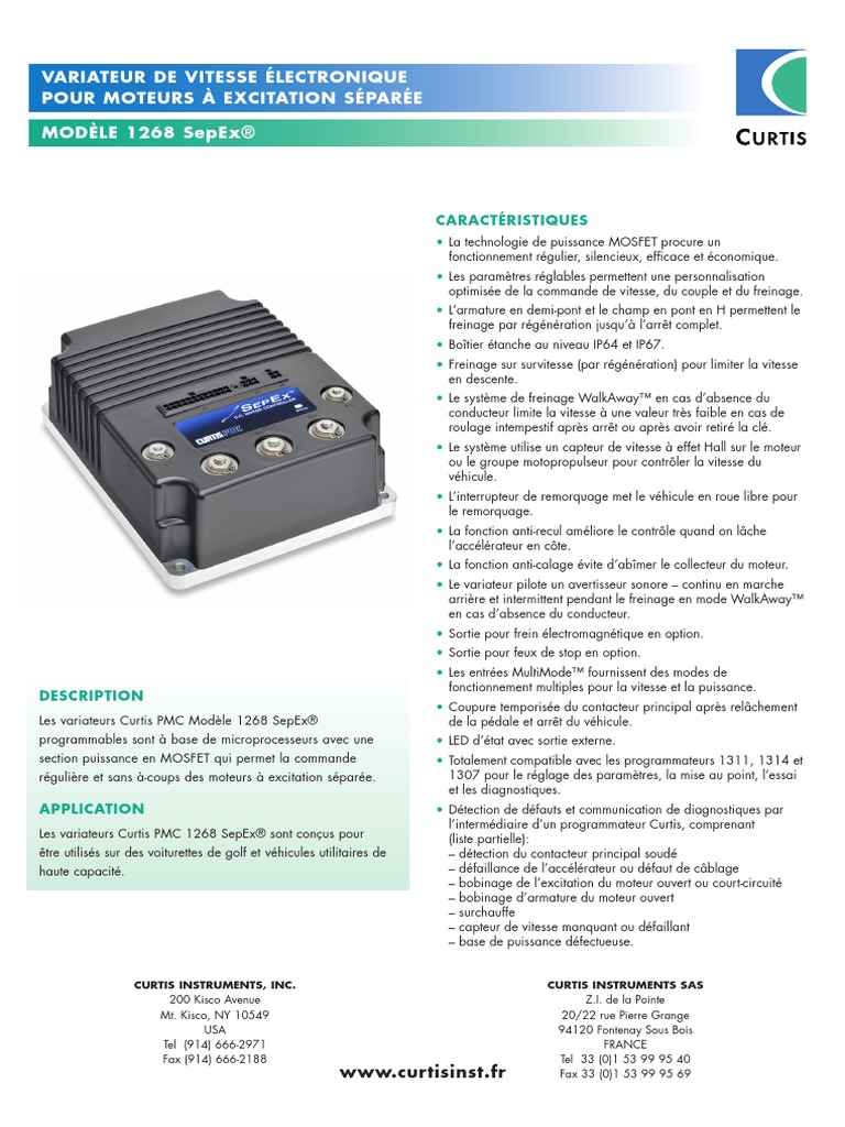1268 Datasheet FR | PDF | Frein | Véhicules
