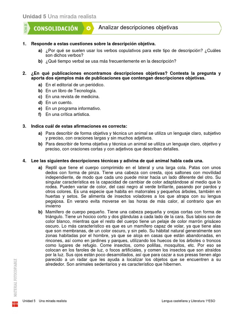 Ejercicios Lengua 1 Eso PDF Poesía Rima