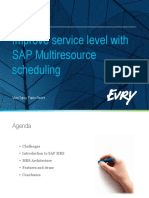 Improving Service Level With Sap Multiresource Scheduling 
