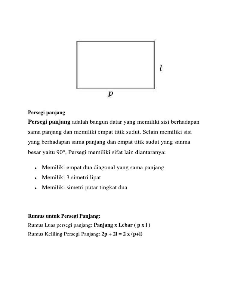 Persegi Panjang | PDF