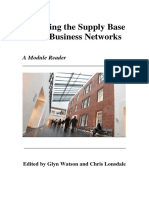 Managing The Supply Base Reader - Third Edition