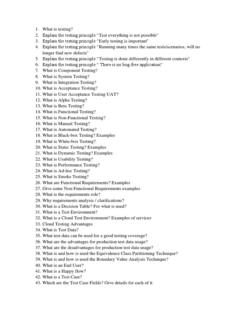 Qa Interview Questions Download Free Pdf Scrum Software