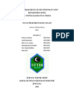 Laporan Praktikum Uji NDT Penetrant Test (Dept - Istek)