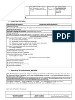 IT - Instrução de Trabalho - Telhado - Instalacao de Linha de Vida