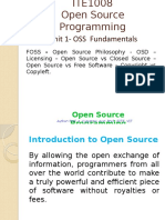 3-Introduction To Open Source Software - OSS-04-Dec-2018Reference Material I - Unit - 1 - Part - 1