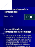 Epistemología de la complejidad