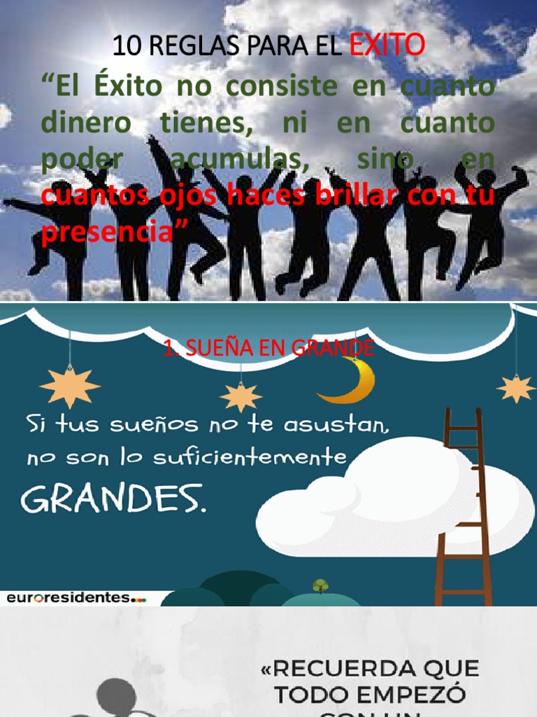 10 Reglas para el Éxito Personal | PDF