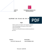 RAPPORT DE STAGE DE FIN D ETUDES. Sujet PDF