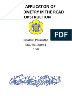 The Application of Trigonometry in The Road Construction: Risa Dwi Paramitha 0617301000441 1 SB