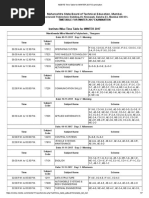 Time Table Final Exam 2017-18