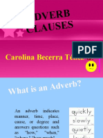 Adverb Clauses - Oral Presentation
