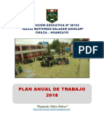 Plan Anual de Trabajo 2018 de la IE 30153 María Natividad Salazar Aguilar