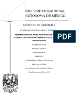 DETERMINACIÓN DEL NIVEL DE SERVICIO EN Estaciones