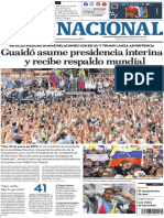 El Nacional: Edición Del 24 de Enero de 2019