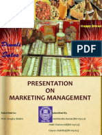 Marketing Management Presentation on Bikanervala's Diwali Strategy