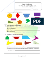 2.2 - Polígonos. Notações e Classificações - Ficha de Trabalho