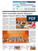 State Counsellor Attends Myanmar-Japan Concert 2019 in Nay Pyi Taw